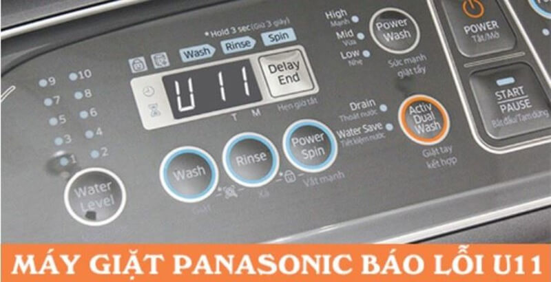Máy giặt Panasonic báo lỗi U11