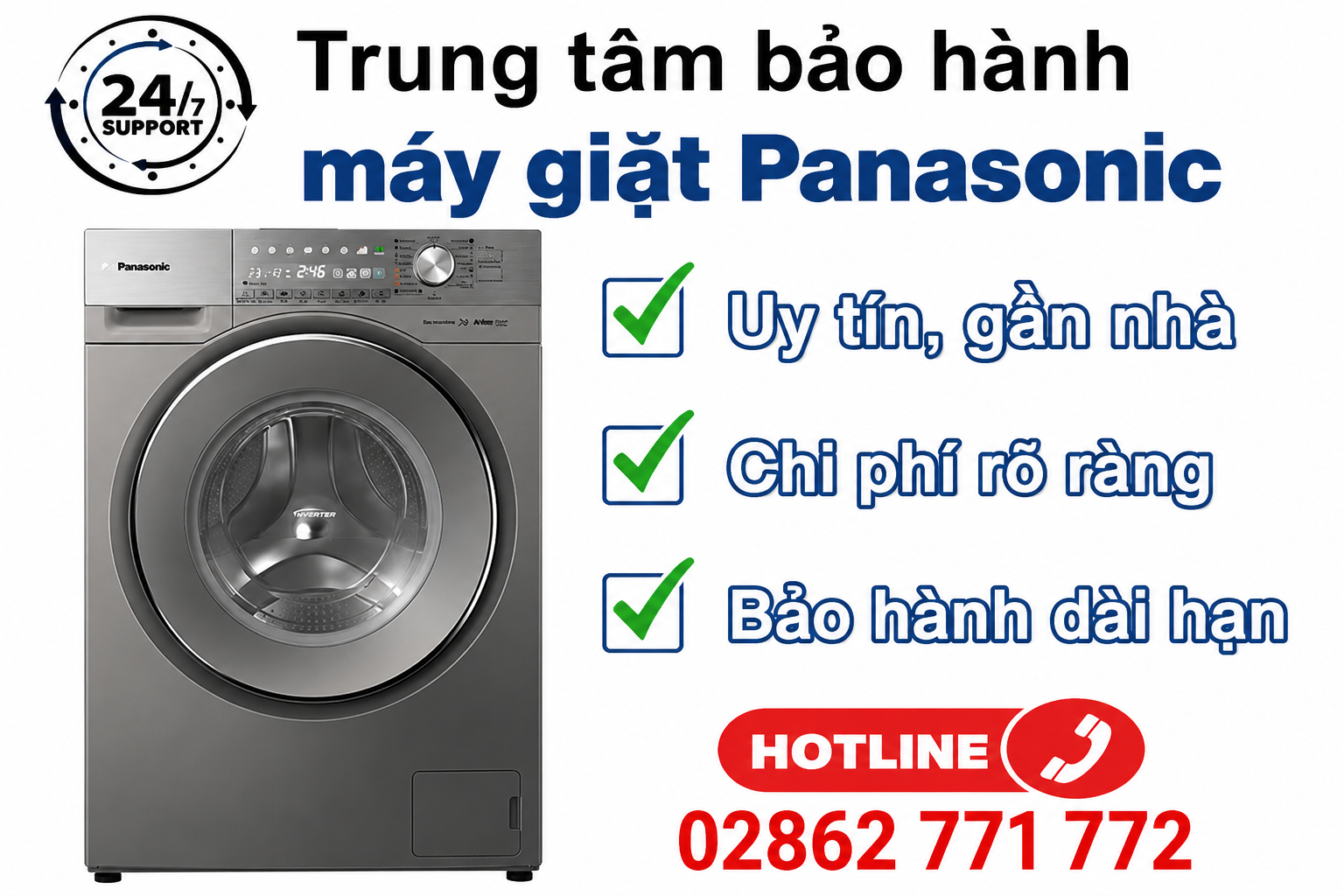 trung tâm sửa máy giặt Panasonic