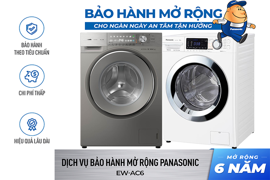 đăng ký sửa máy giặt Panasonic bảo hành mở rộng